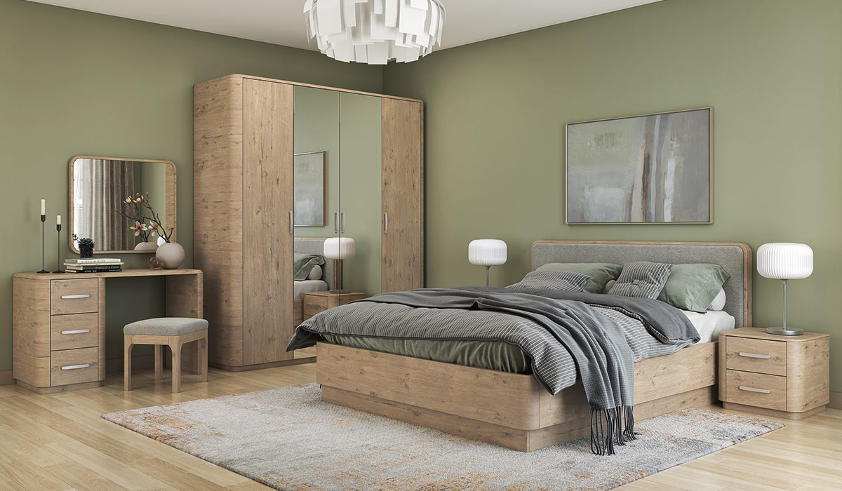 Wooden furniture for the bedroom