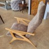 Soft armchair Scorpion 1065×810×700 with wooden armrests