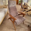 Soft armchair Scorpion 1065×810×700 with wooden armrests