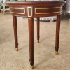 Wooden round coffee table Emma d600