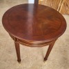 Wooden round coffee table Emma d600