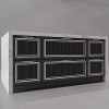 Island 1910x1100x910h drawers-doors kitchen Manhattan