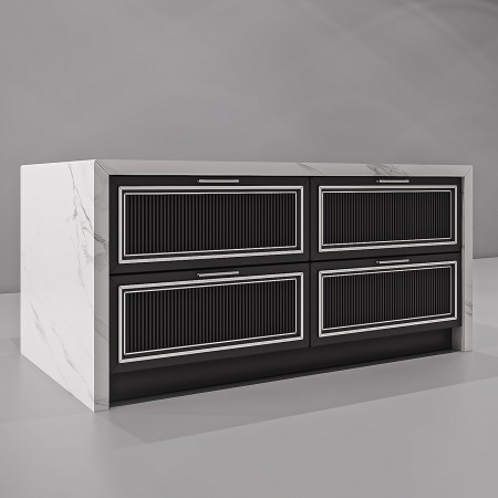 Island 1910x1100x910h drawers-drawers kitchen Manhattan