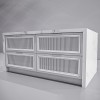 Island 1910x1100x910h drawers-niche kitchen Manhattan