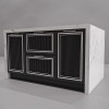 Island 1610x1030x910h drawers-door kitchen Manhattan
