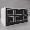 Island 1610x1030x910h drawers drawers kitchen Manhattan