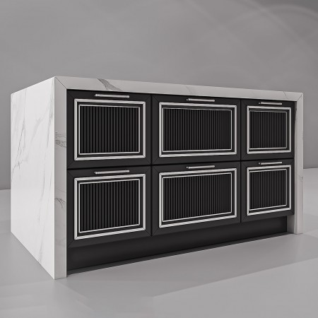 Island 1610x1030x910h drawers drawers kitchen Manhattan