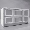 Island 1610x1030x910h drawers-door kitchen Manhattan