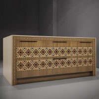 Island 1980x1100x910h drawers-door kitchen Ukraine