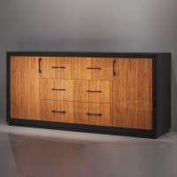 Kitchen sideboard 1900х500х890h Flame