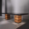 Kitchen table 3000x1280x780h Flame