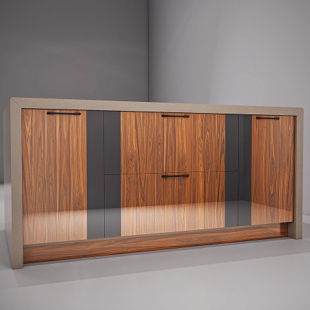 Island 1910x1100x910h drawers-door kitchen Flame