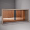 Island 1910x1100x910h drawers-niche kitchen Flame