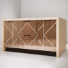 Island 1610x1030x910h drawers-door kitchen Venice