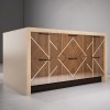 Island 1610x1030x910h drawers-door kitchen Venice