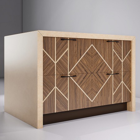 Island 1310x900x910h drawers-door kitchen Venice