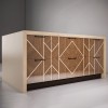 Island 1910x1100x910h drawers-door kitchen Venice