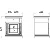 Angelica bedside cabinet
