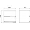 Прикроватная деревянная тумба Неаполь 50х50х43,7