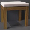 Pouf wooden Warsaw 43x40x45