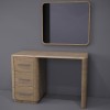 Туалетный столик 76х117х50,6 с зеркалом70х80х3,2 Шарлотта