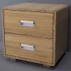 Warsaw wooden bedside table 50х50х40