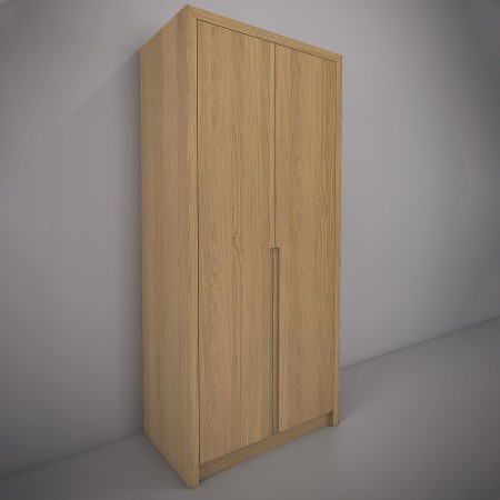 Zweitüriger Kleiderschrank 220x100, 2x60 Bergen