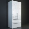 Two-door wardrobe 220x100x60 Naples