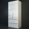 Two-door wardrobe 220x100x60 Naples