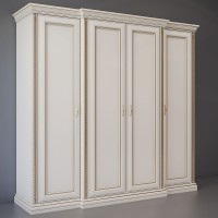 Four-door wardrobe Angelica