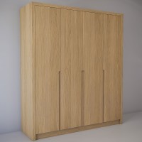 Four-door wardrobe Bergen
