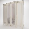 Four-door wardrobe 225x220.2x73.2 Roksolana