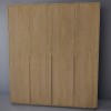 Four-door wardrobe 210x183x60 Warsaw