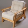 Sofa made of natural wood Stugna 807x1087x2080