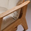 Sofa made of natural wood Stugna 807x1087x2080