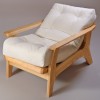 Sofa made of natural wood Stugna 807x1087x2080