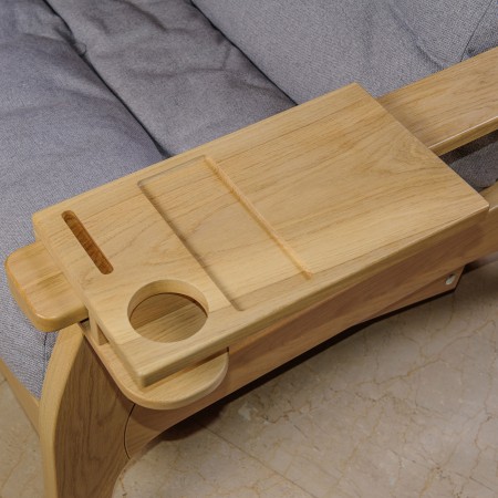 Armrest made of natural wood Stugna 8,1x40x22.8