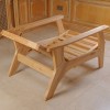 Sofa made of natural wood Stugna 807x1087x2080